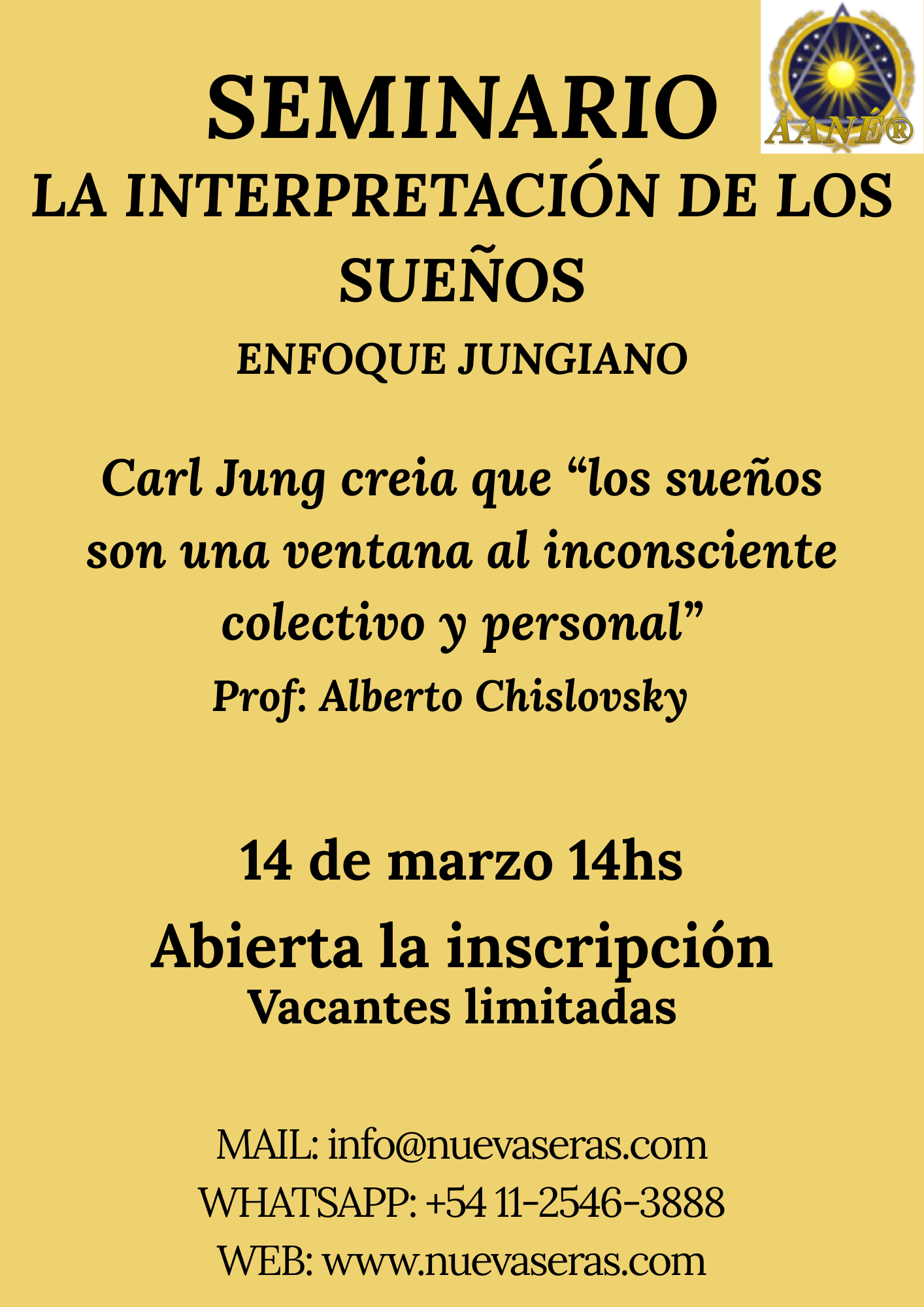 Seminario "La interpretación de los sueños"